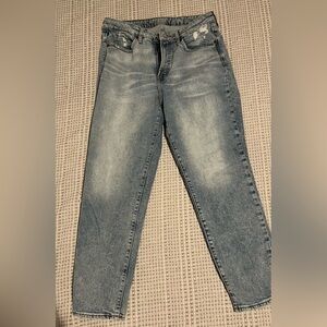 Old Navy Women’s OG Straight High Rise Jeans in Light Blue